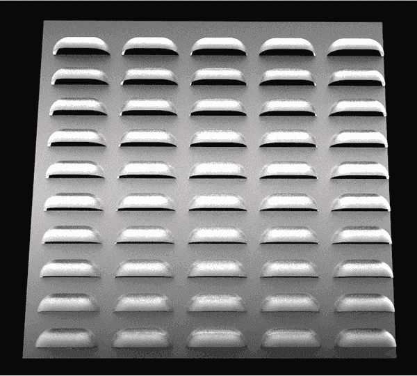 Dg 50 × 15 – 60 × 25 louver perforated metal